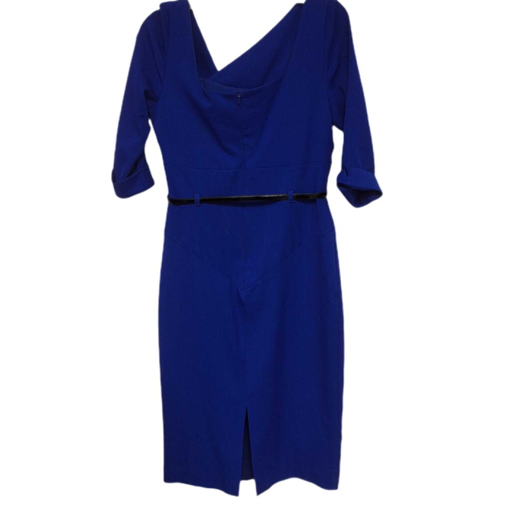 Black Halo 3/4 sleeve dress w/twist front