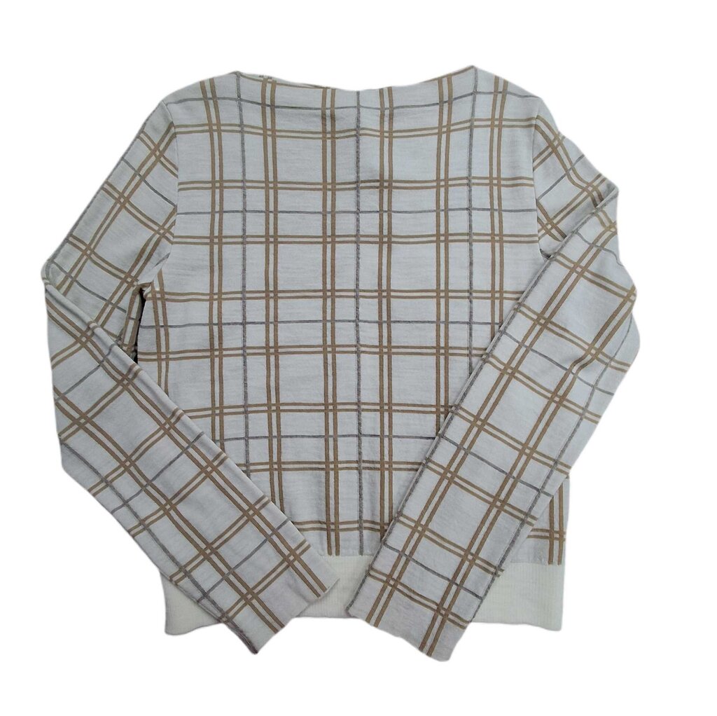Liviana Conti long sleeve sweater/plaid