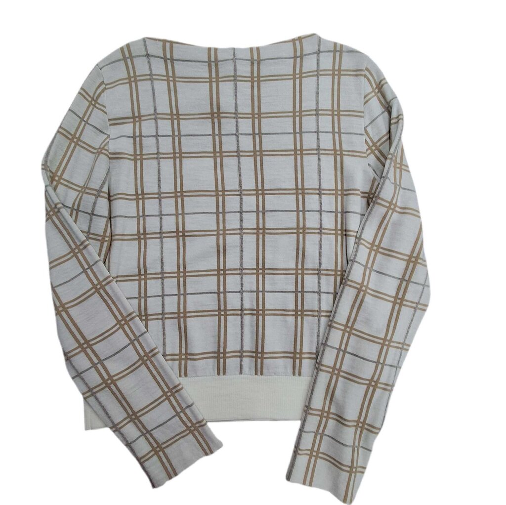 Liviana Conti long sleeve sweater/plaid