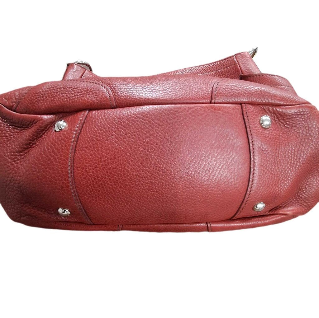 prada leather shoulder bag/pebbled