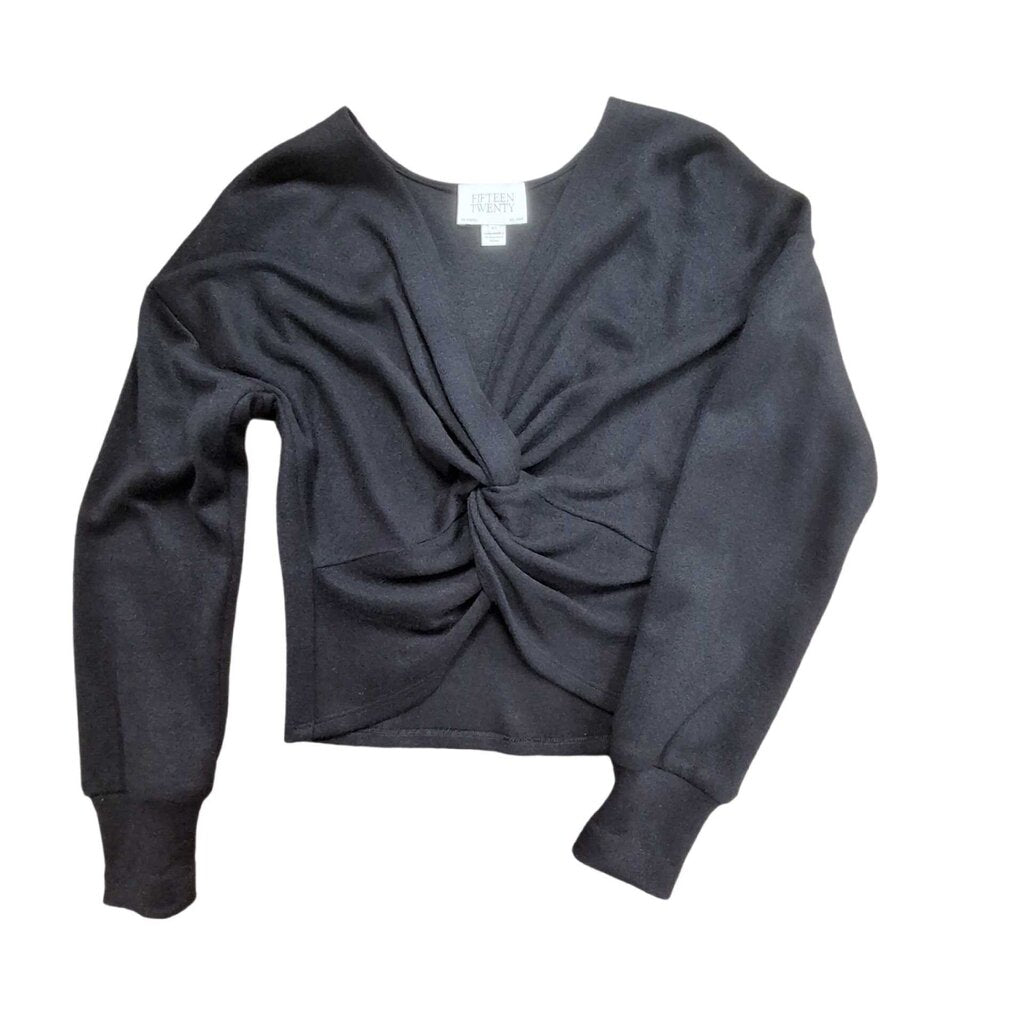 Fifteen Twenty long sleeve knit top/twist
