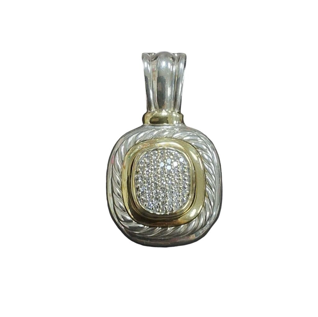 David Yurman albion pendant/pave diamonds