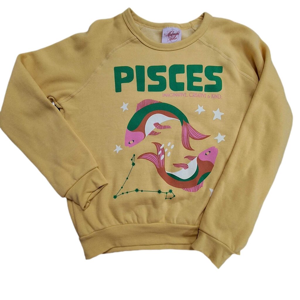 Anthropologie sweatshirt w/pisces