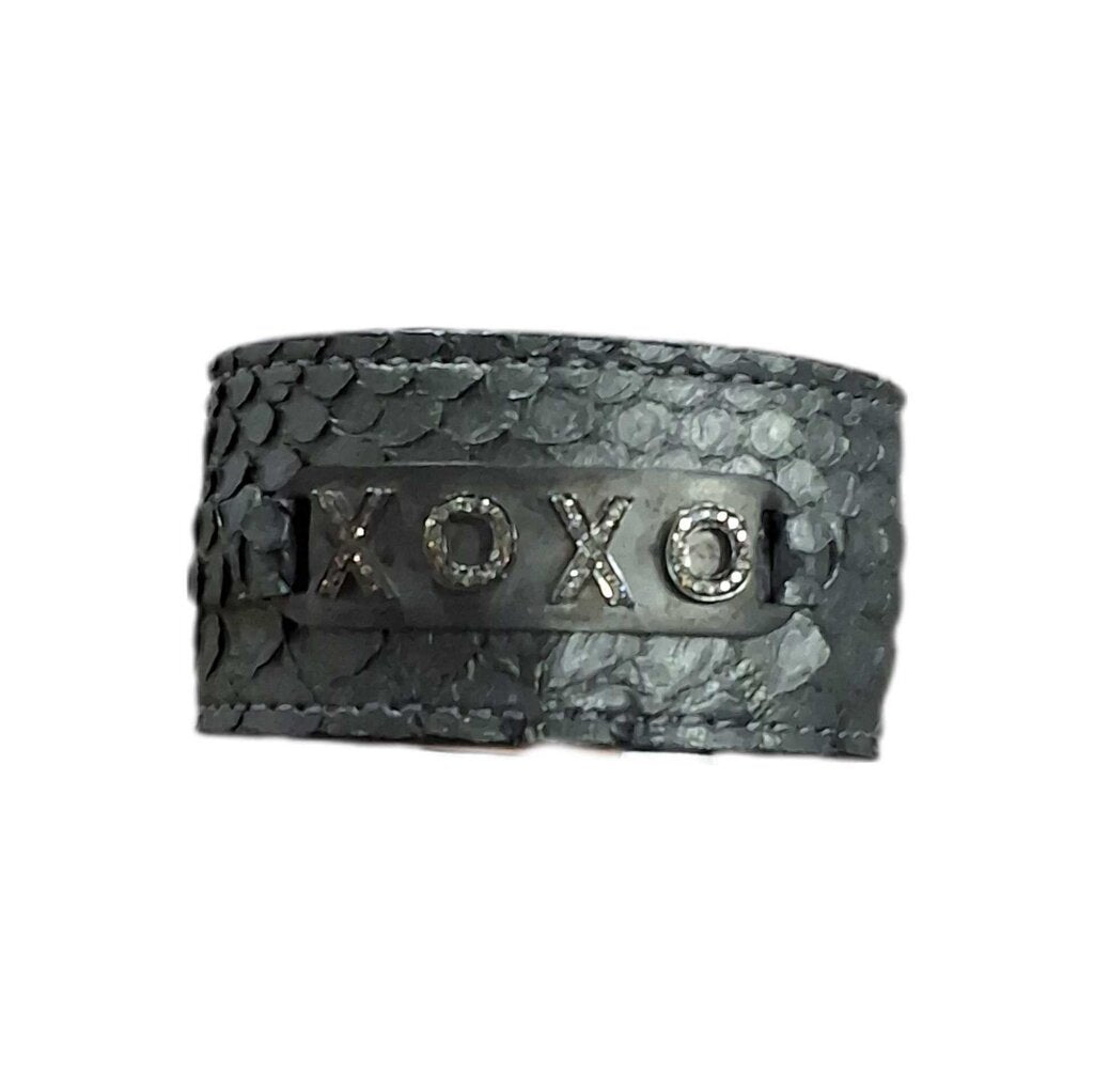 Julz snakeskin bracelet/xoxo