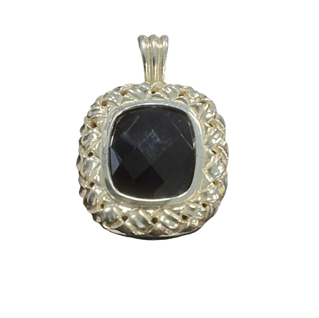 Slane Onyx Pendant/Basket Weave Trim