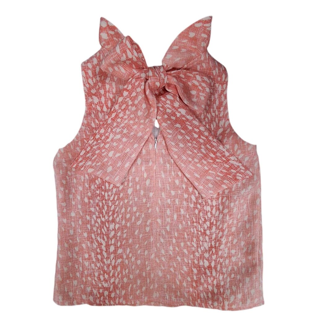 Tuckernuck sleeveless top/antelope print