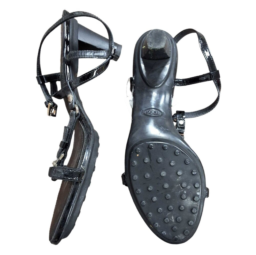 TOD'S t strap sandal/heel