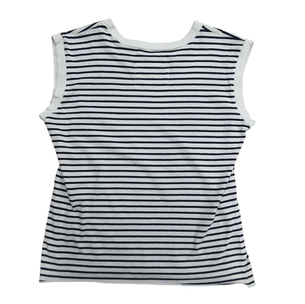 Frank & Eileen sleeveless knit top/stripe