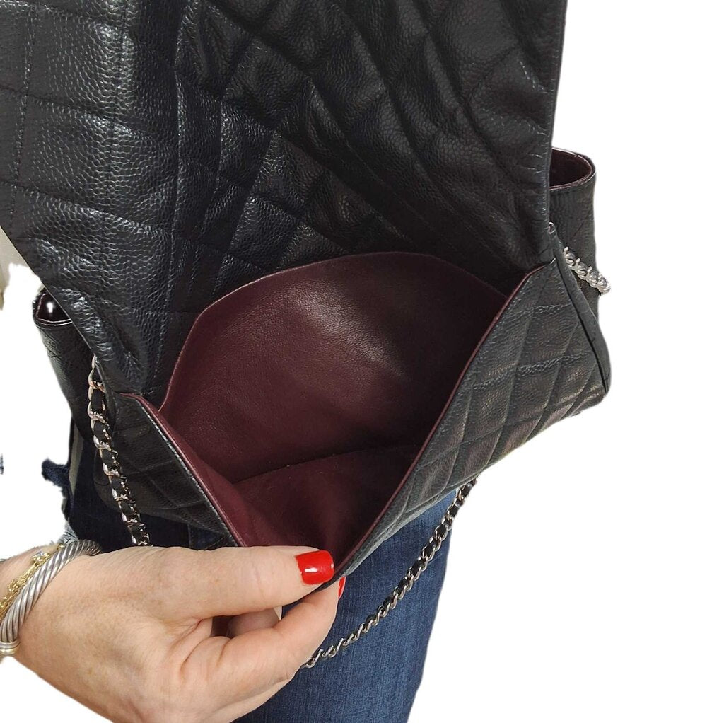 Chanel Vintage Quilted Flapbag/Caviar