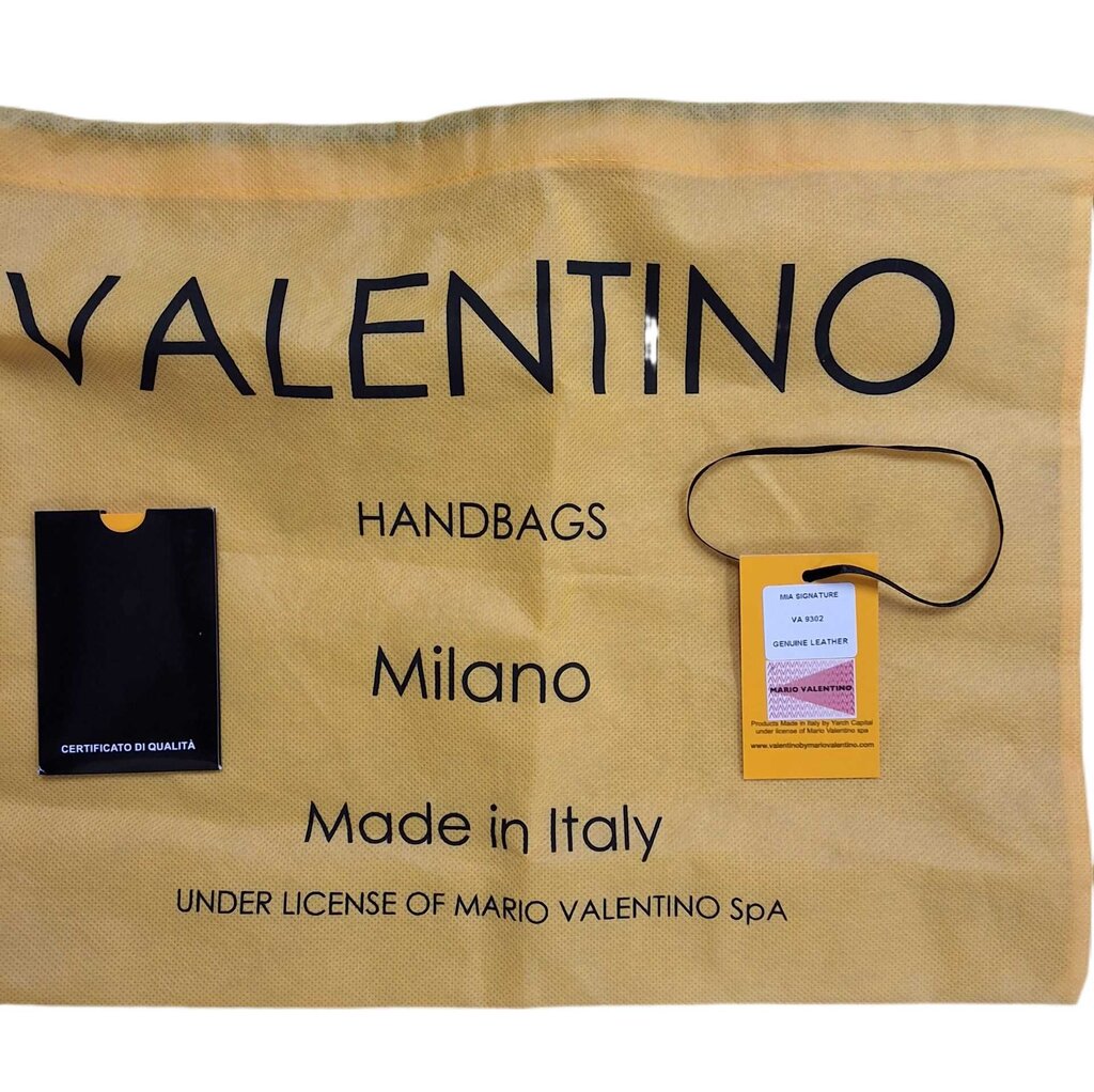Valentino by Mario Leather Crossbody/Logo