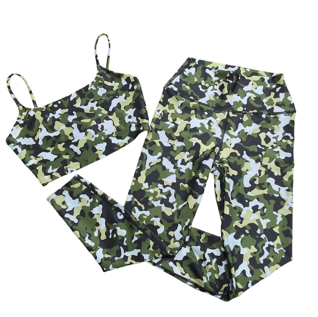 Carbon 38 2 pc workout set/camo