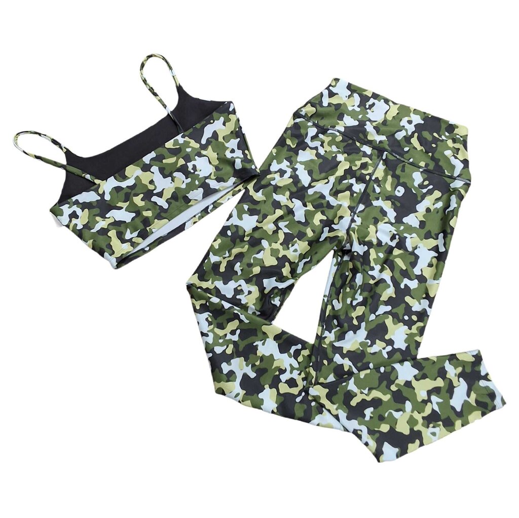 Carbon 38 2 pc workout set/camo