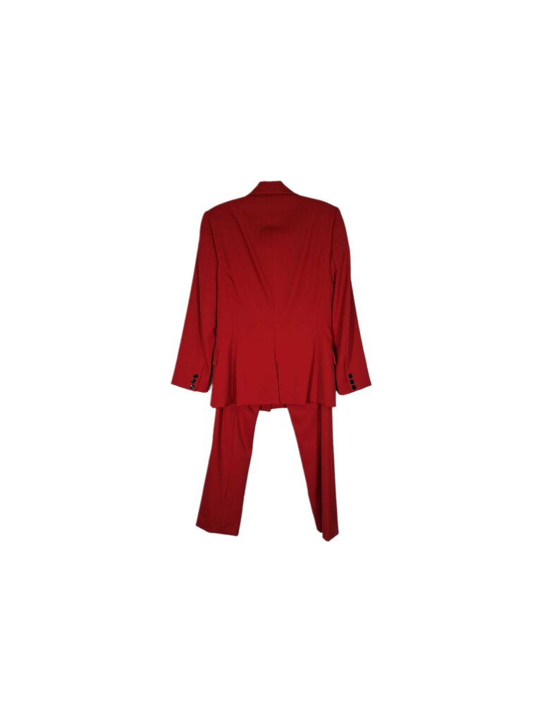 Oscar de la Renta pantsuit/classic double breasted