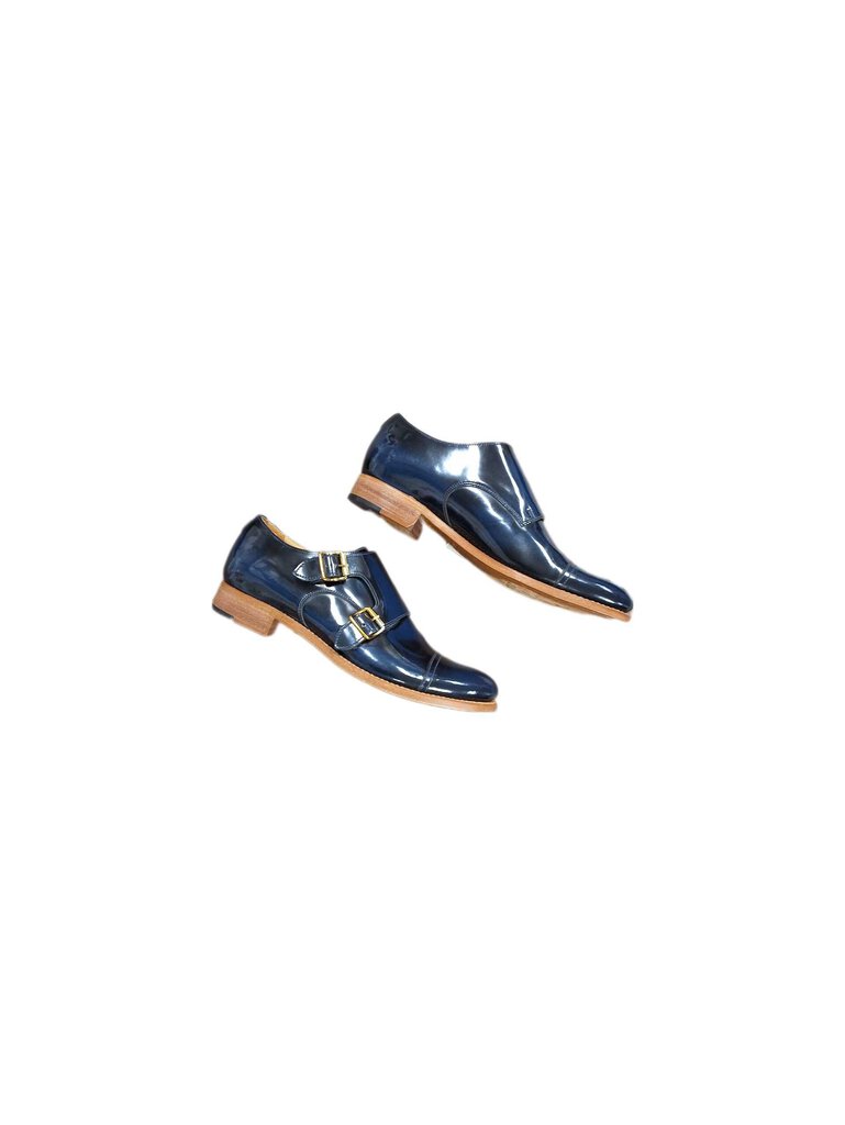 Angela scott patent loafer/2 buckles