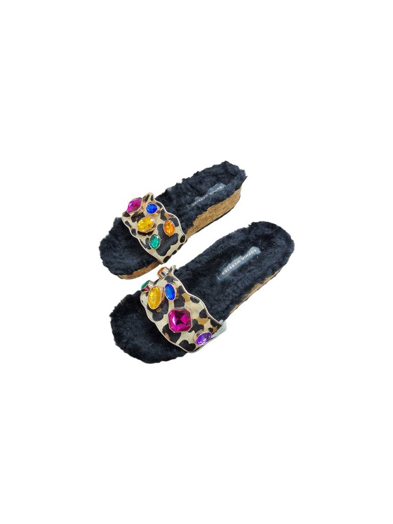 Sophia Webster Fur Sandal
