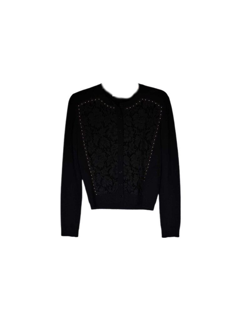 Valentino Cardigan w/lace front