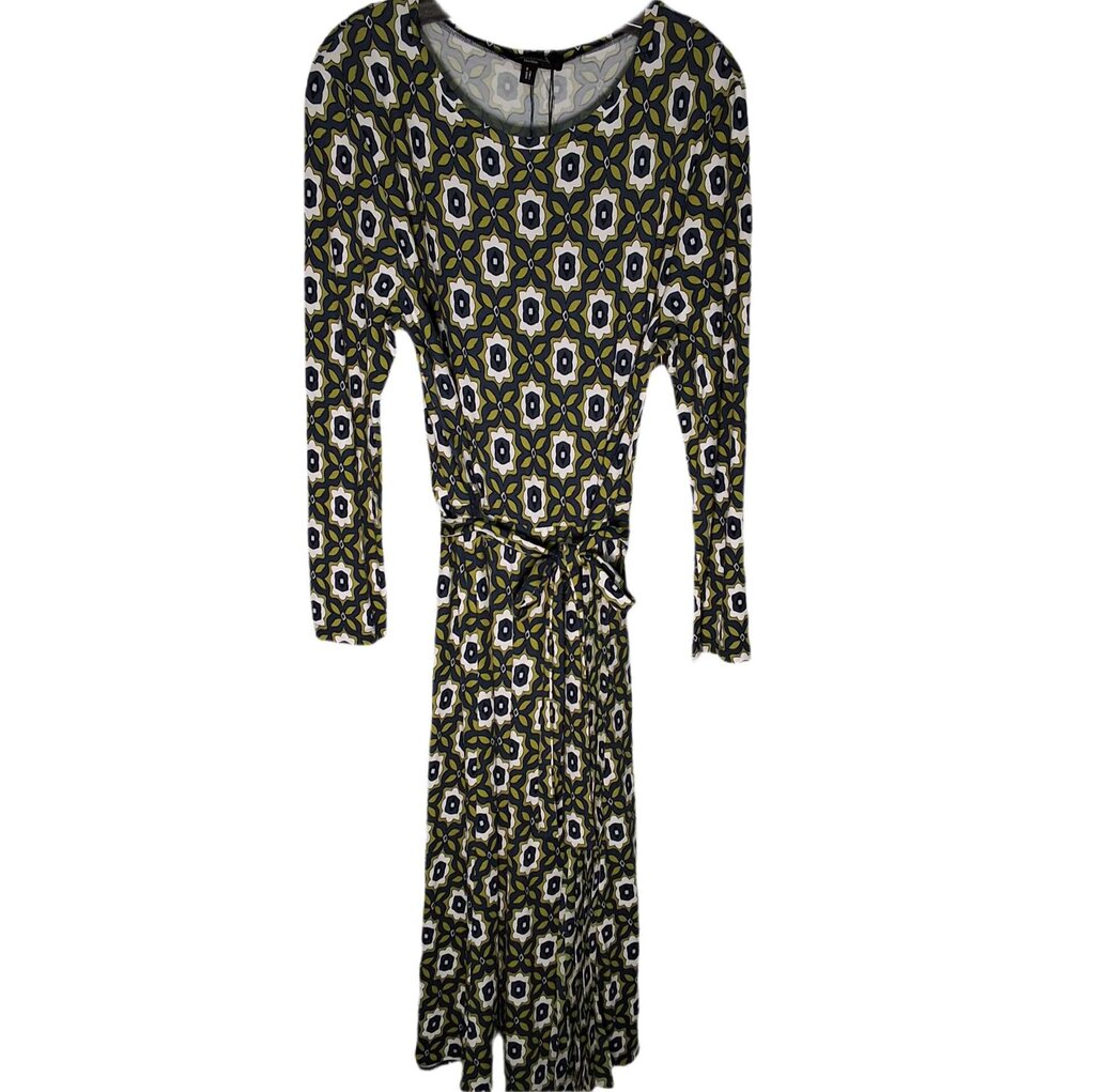 Weekend maxmara long sleeve knit dress/geometric