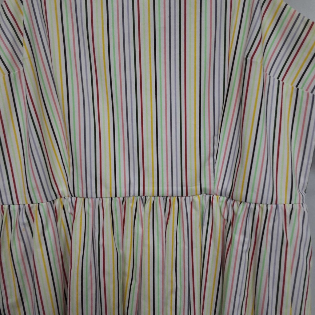 Sleeveless maxi sundress/pinstripe