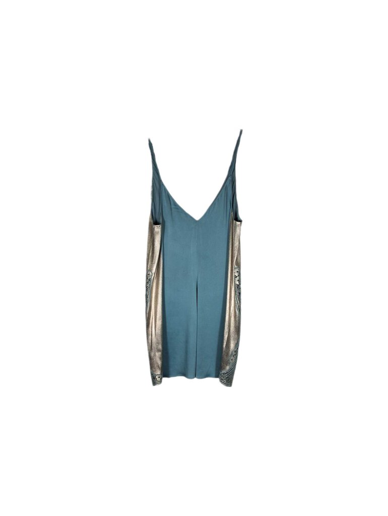 stella mccartney lace shimmer slip dress