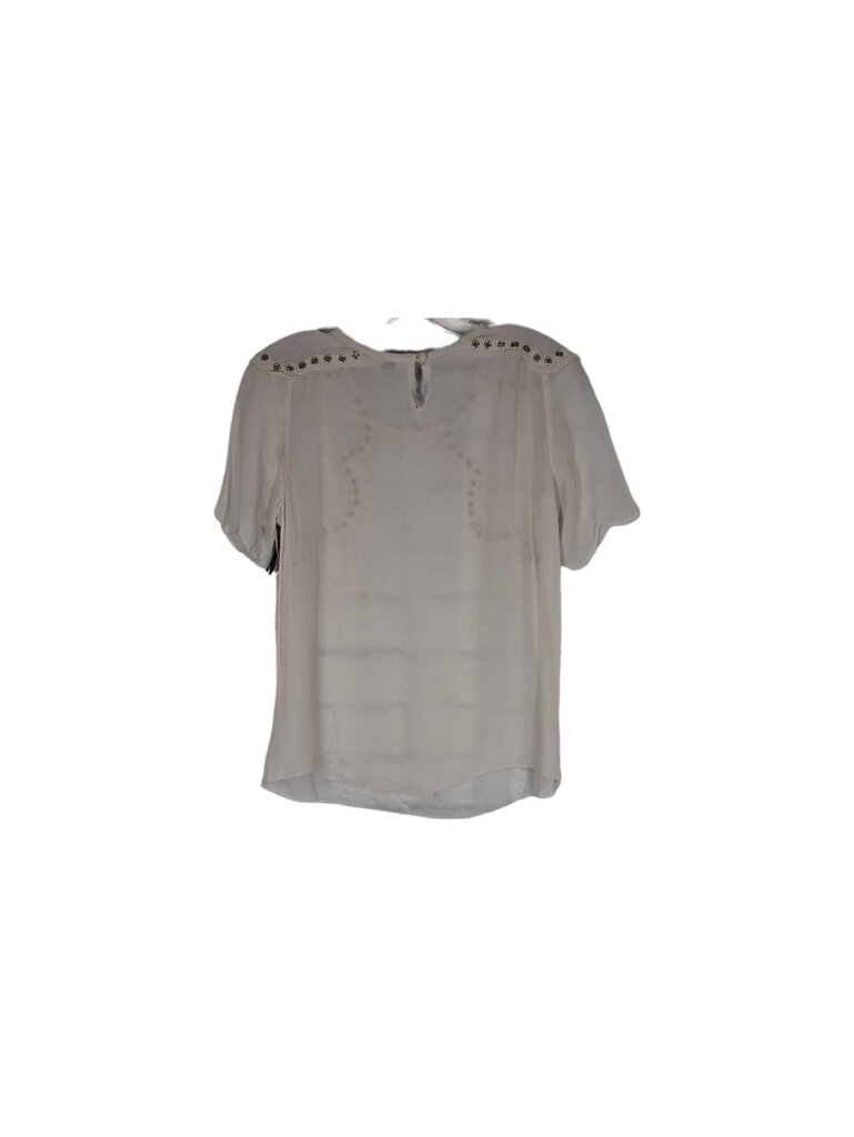 maje sheer top w/studs
