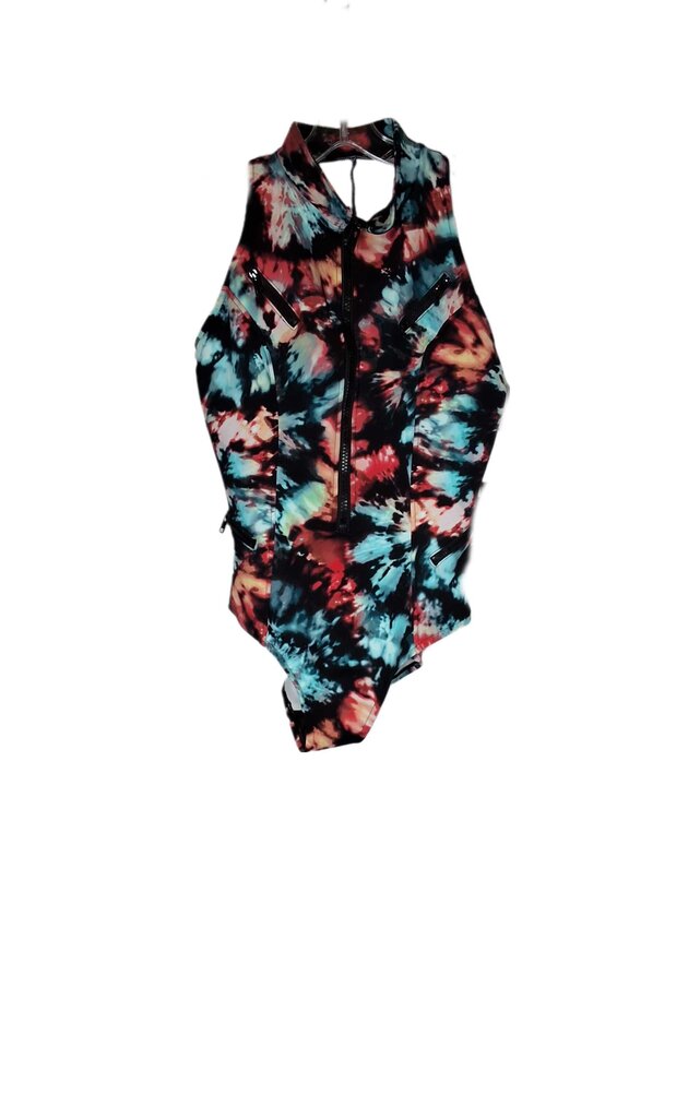 miraclesuit 1pc abstrct swimsuit w/zipper