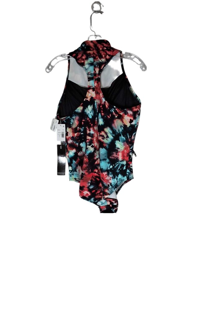 miraclesuit 1pc abstrct swimsuit w/zipper