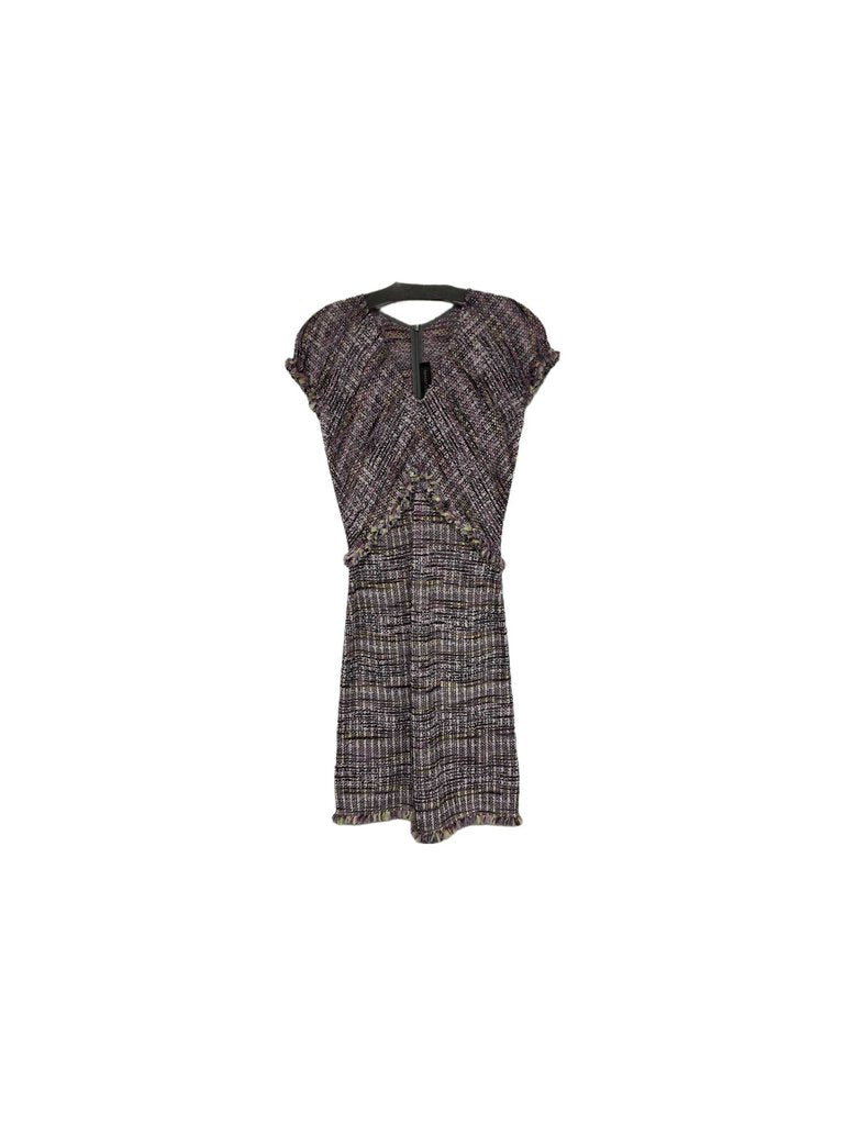 St. John's cap sleeve knit dress/tweed
