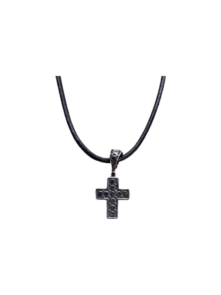 john hardy dot cross chord necklace