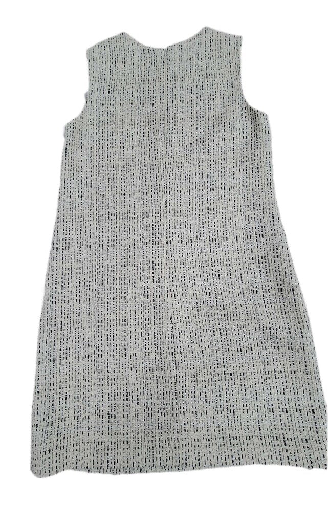 Theory sleeveless tweed sheath dress