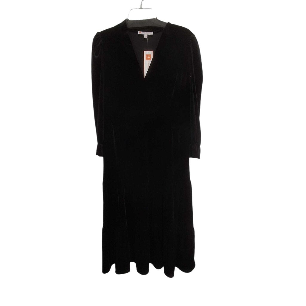 Jude Connally long sleeve tier maxi/velvet
