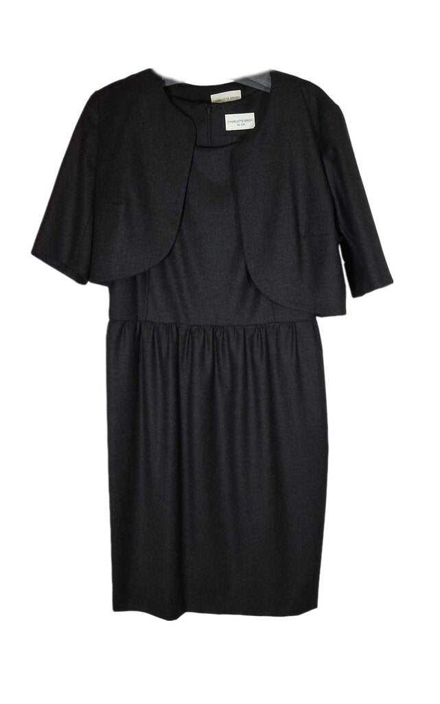 Charlotte Brody 2pc wool/cashmere dress w/jacket
