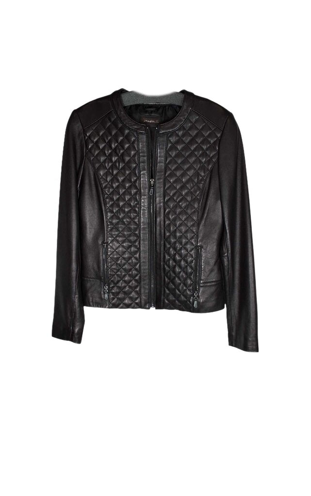j Mclaughlin quilted leather jacket