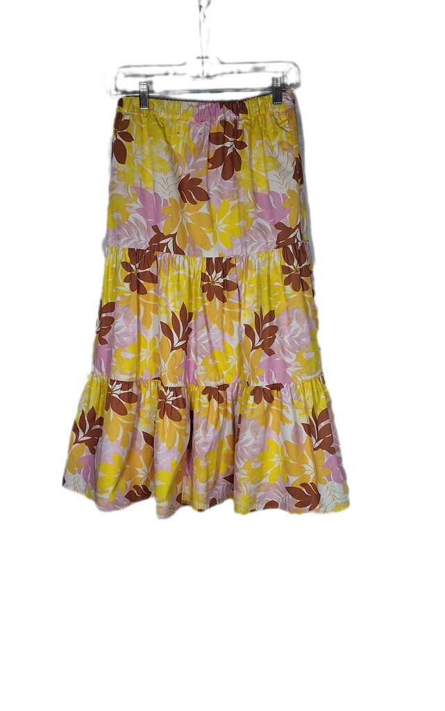 Xirena floral maxi skirt/tiers