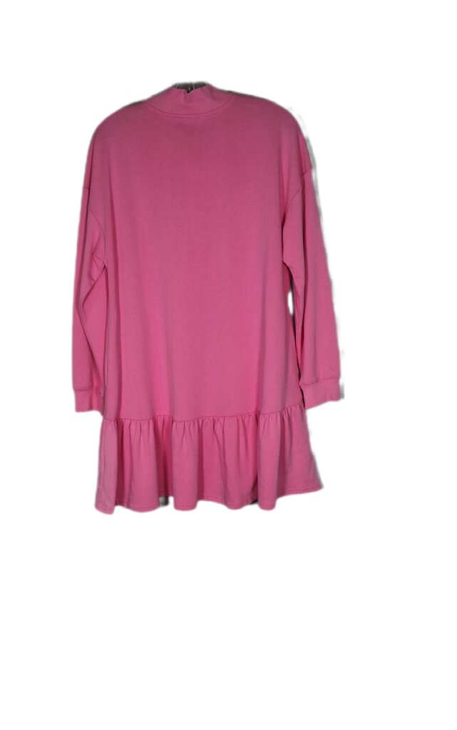 Caryn Lawn long sleeve knit dress/flounce