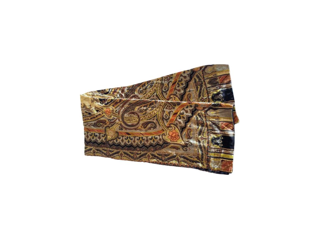 etro velvet paisley scarf