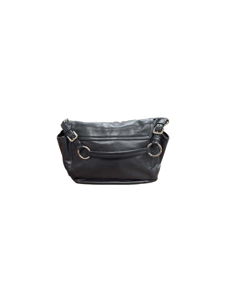 Prada smooth leather shoulder bag/flap