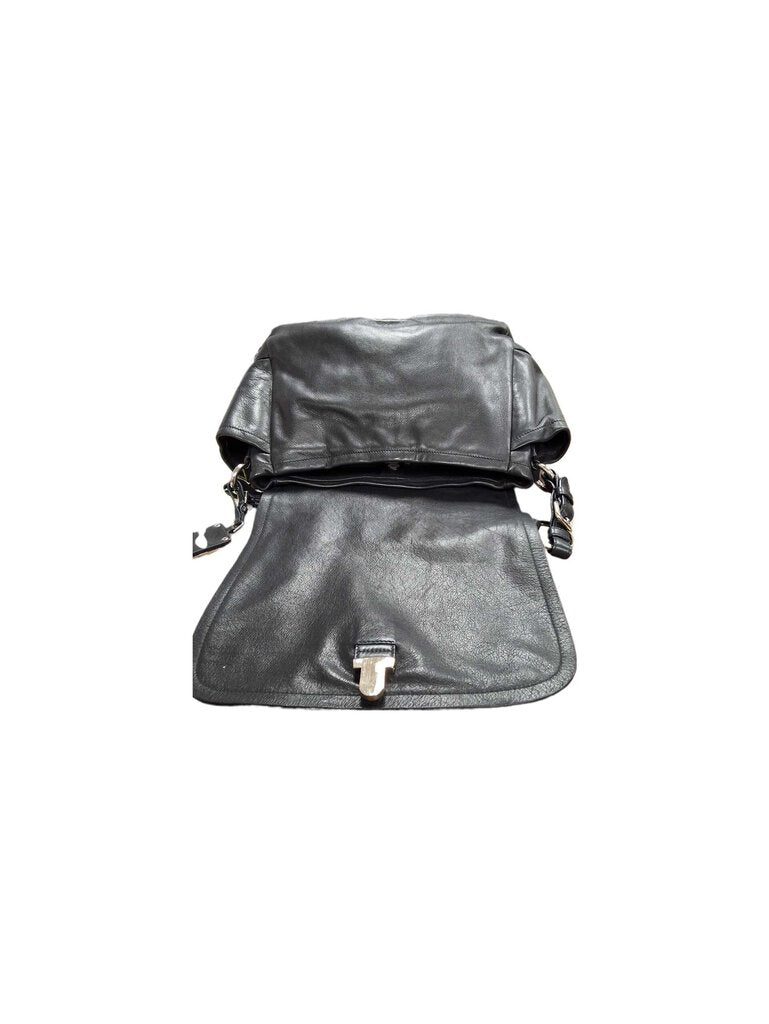 Prada smooth leather shoulder bag/flap