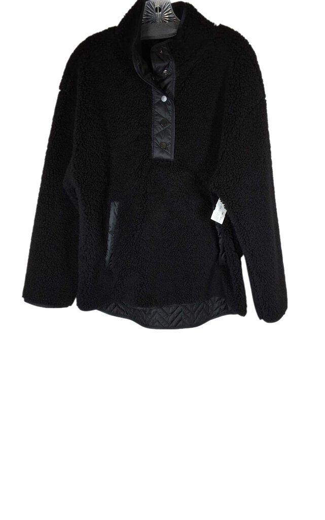 atketa chunky fleece popover jacket
