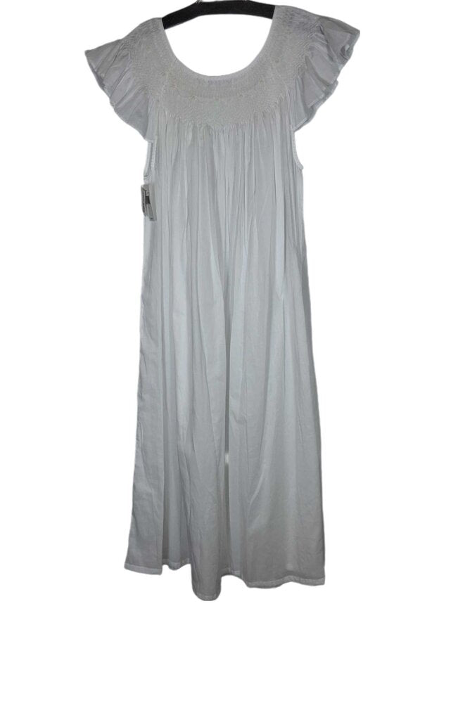 p jamas flutter sleeve smock night gown