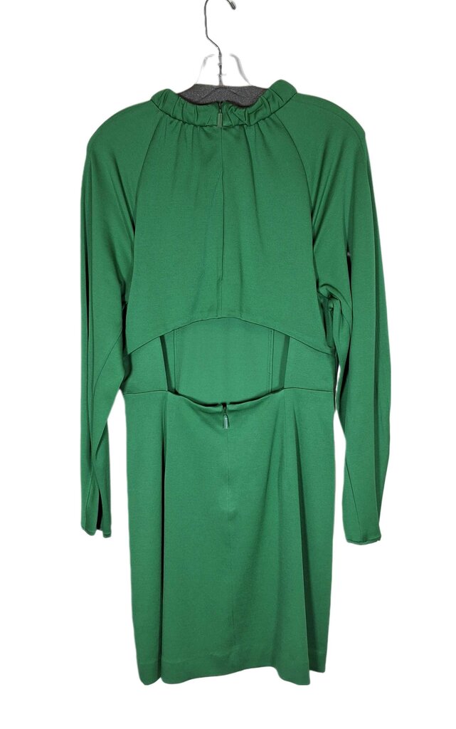 Tibi long sleeve knit dress/gather neck