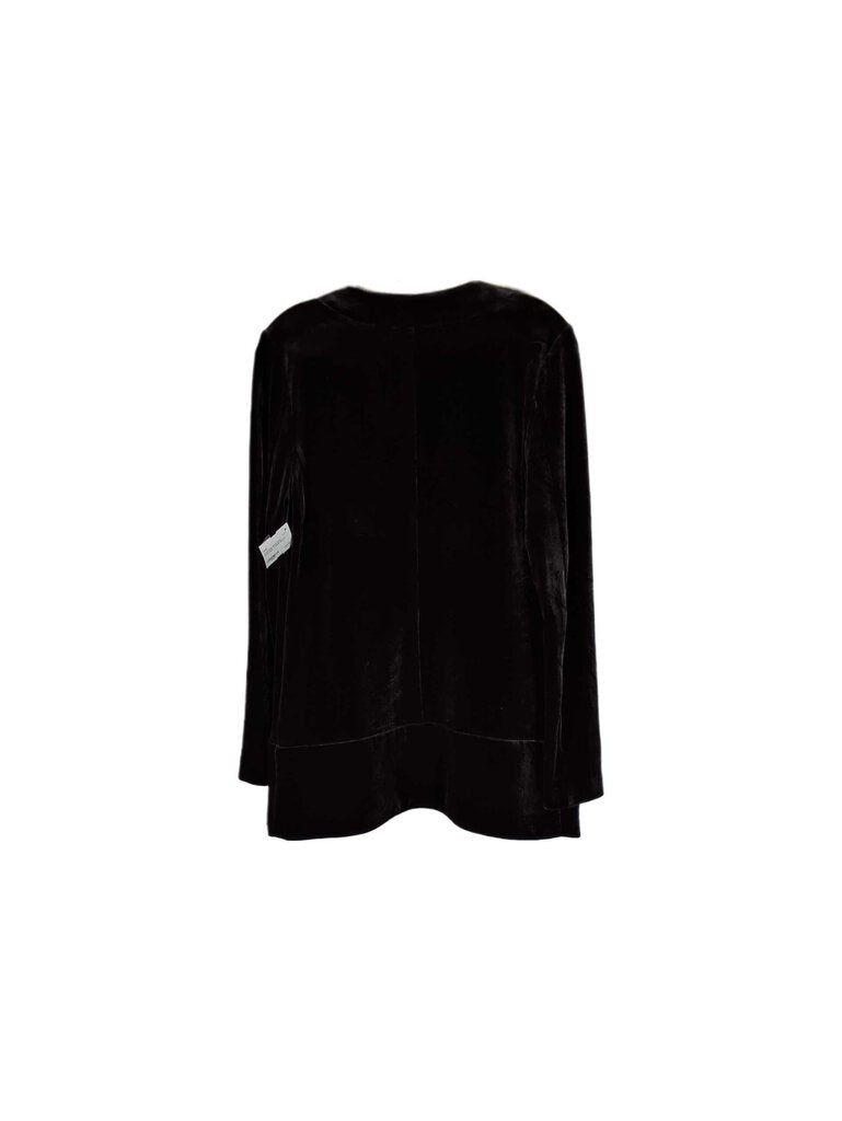 Lysse long sleeve velvet jacket