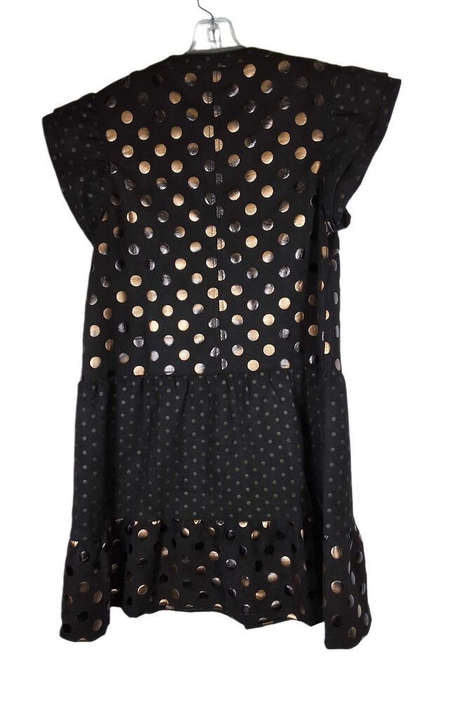 Voy flutter sleeve dress/dots