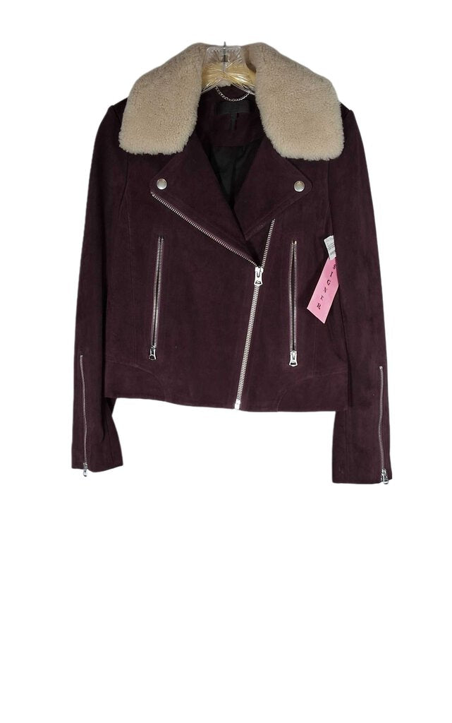 Rag & Bone suede moto jacket/shearlling