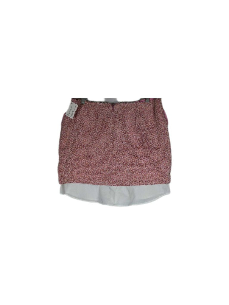anthropologie short 2 layer chenille skirt