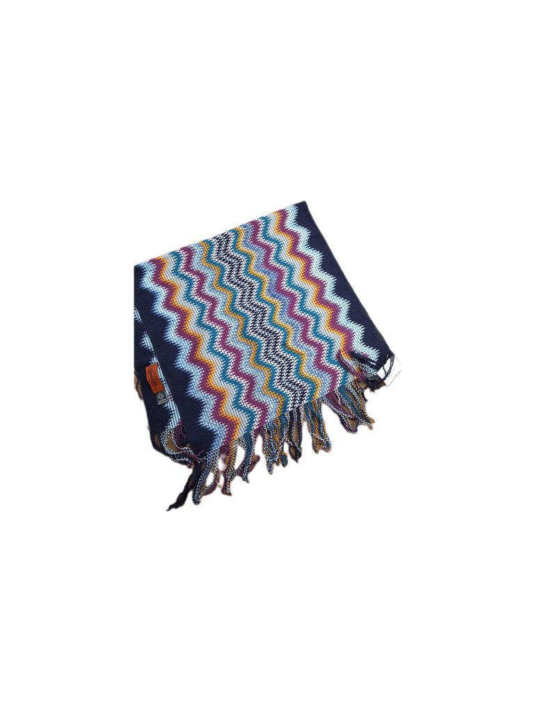Missoni classic zigzag scarf/fringe