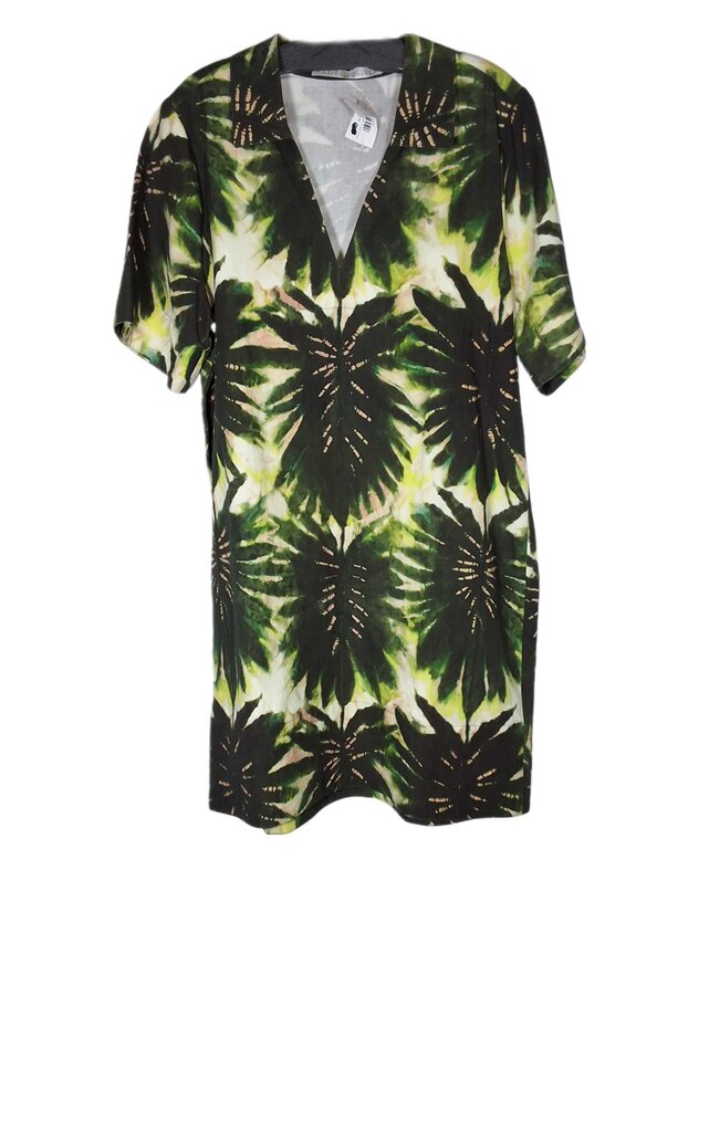 Marie Oliver short sleeve dress/palm leaves