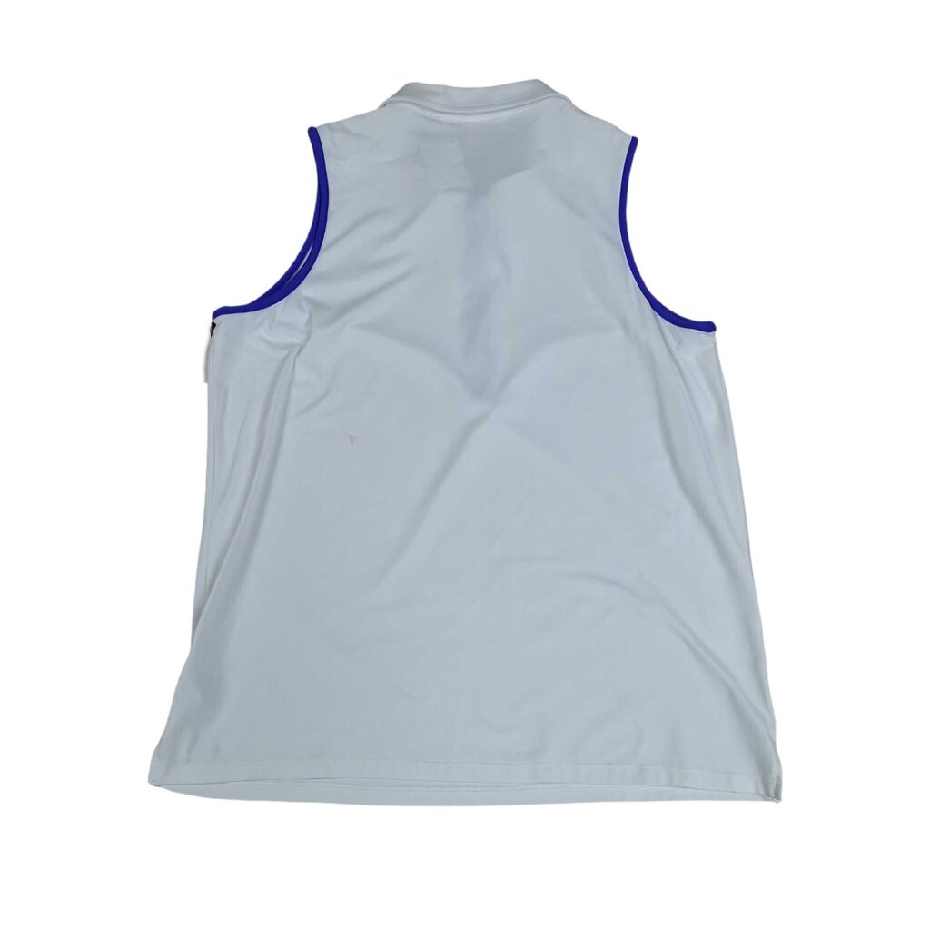jude connally sleeveless knit top/zip neck