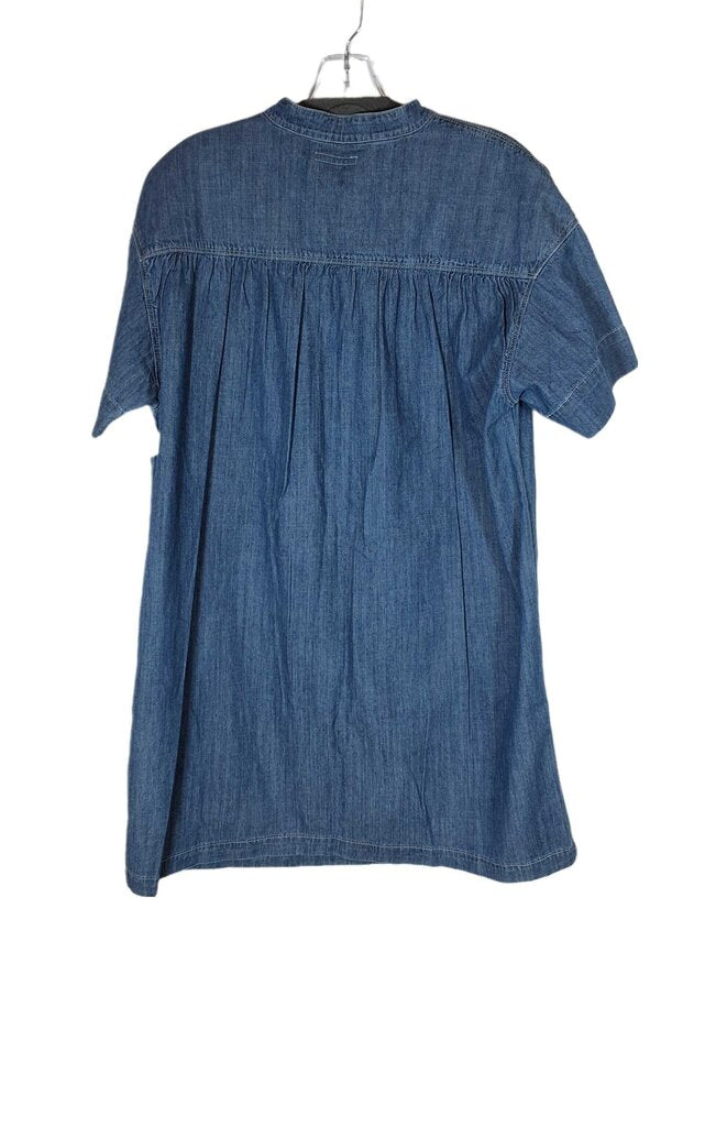 Mother short sleeve denim dress