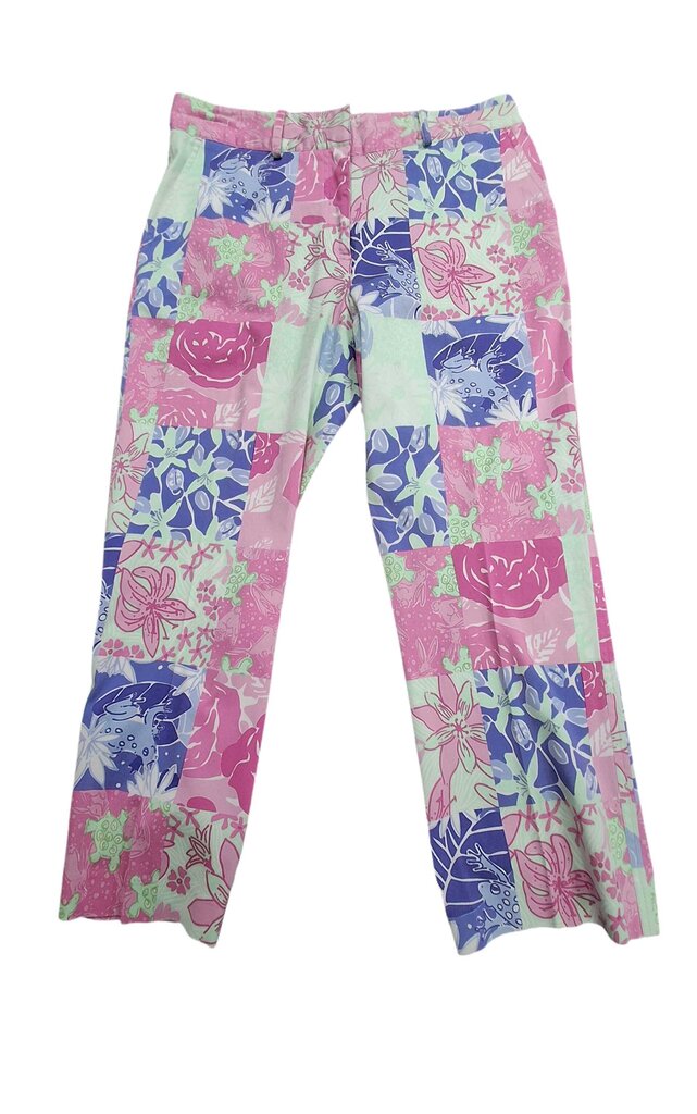 Lilly Pulitzer patchwork crop pant (vintage)