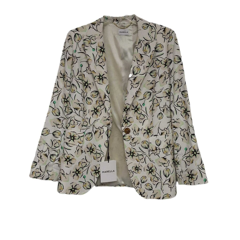 Marella woven blazer/floral